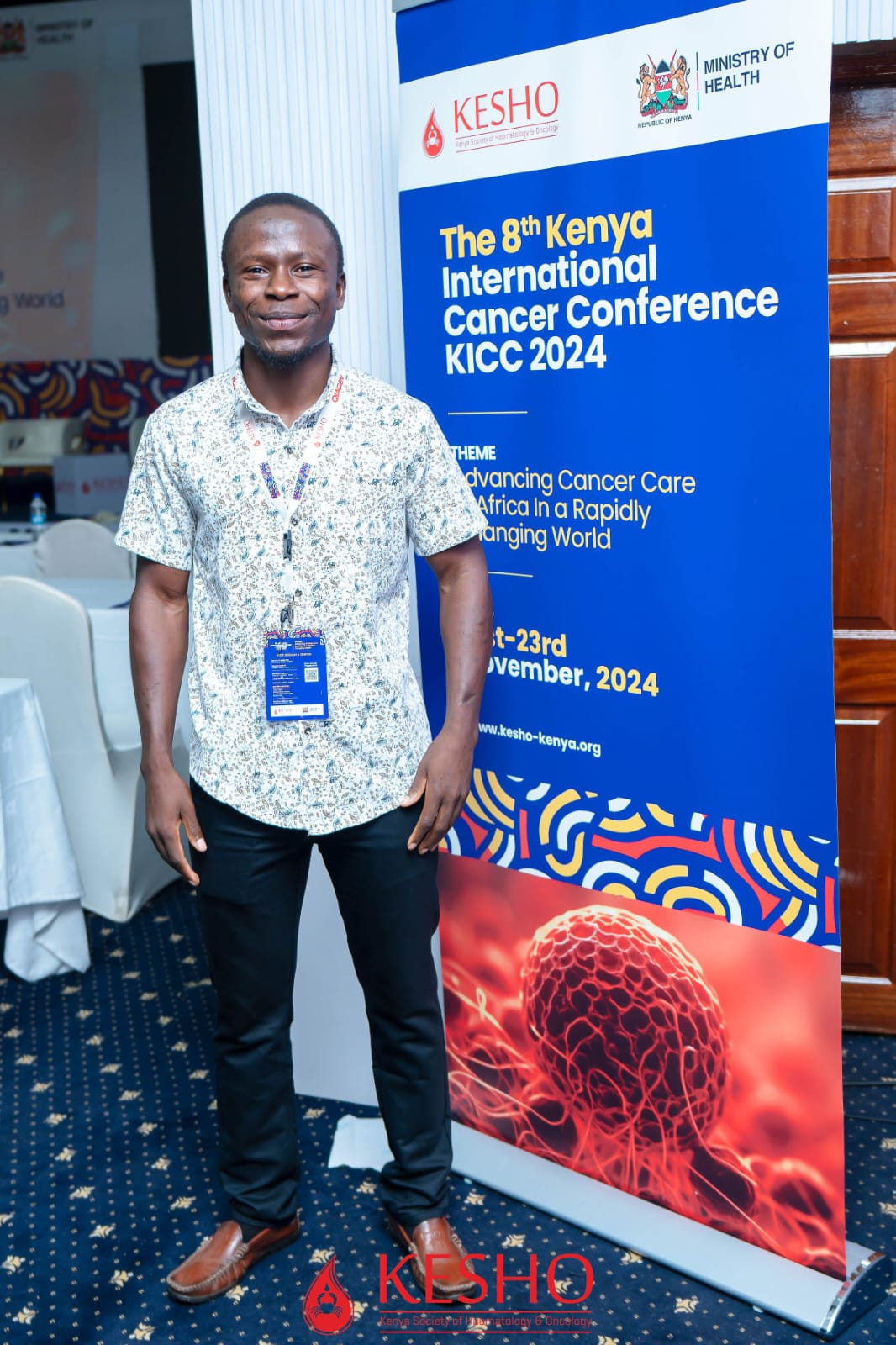 Portrait taken at the KESHO conference